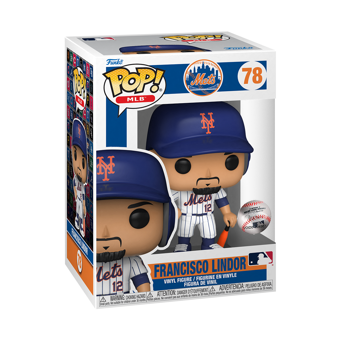 Funko Pop MLB: Mets - Francisco Lindor Uniforme Local