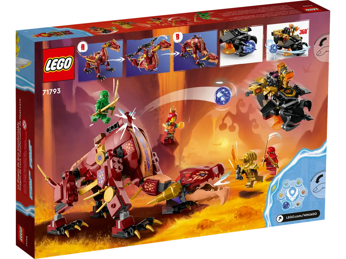 LEGO Ninjago Dragon de Lava Transformable de Heatwave 71793