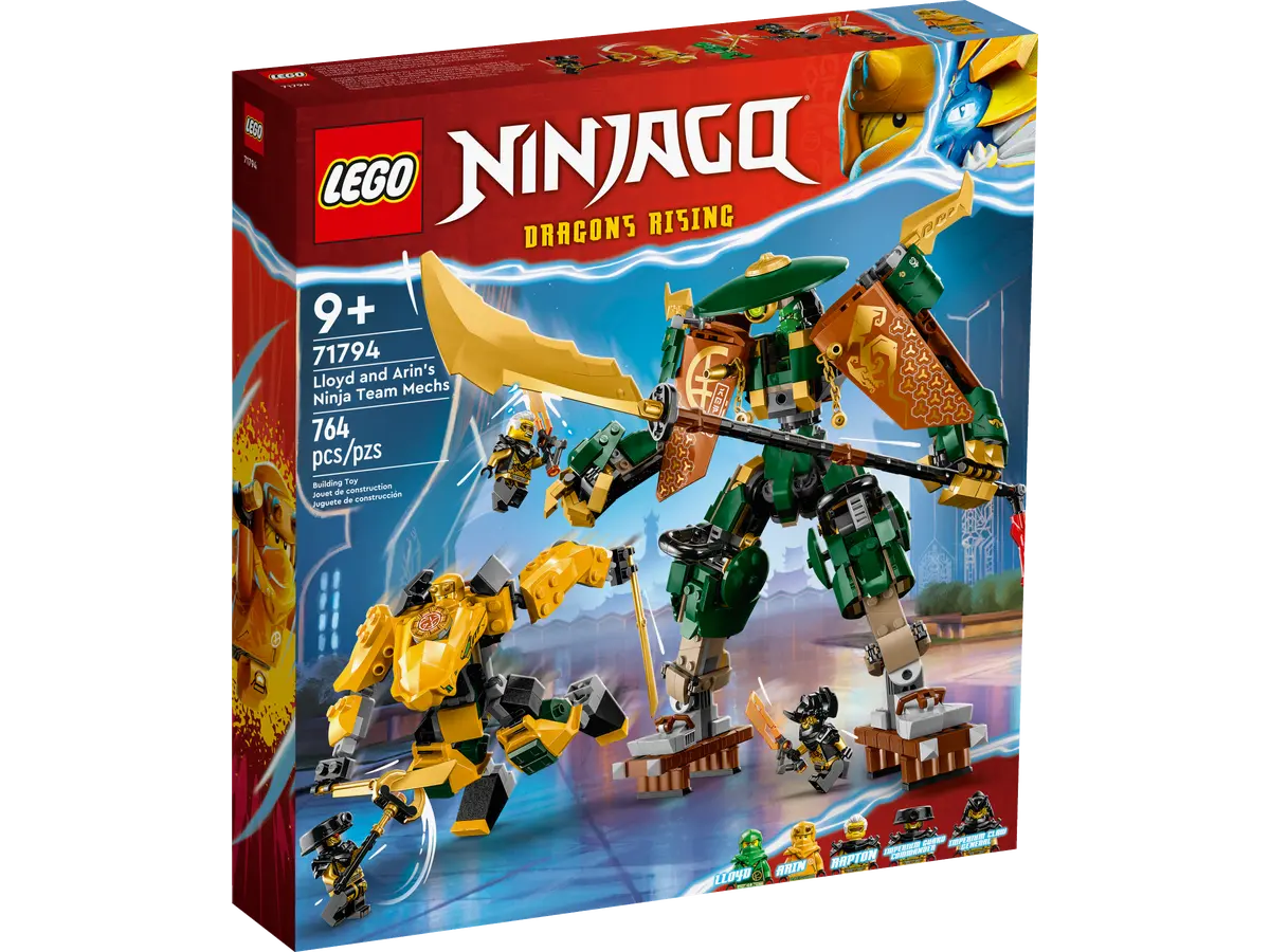 LEGO Ninjago Mecas del Equipo Ninja de Lloyd y Arin 71794