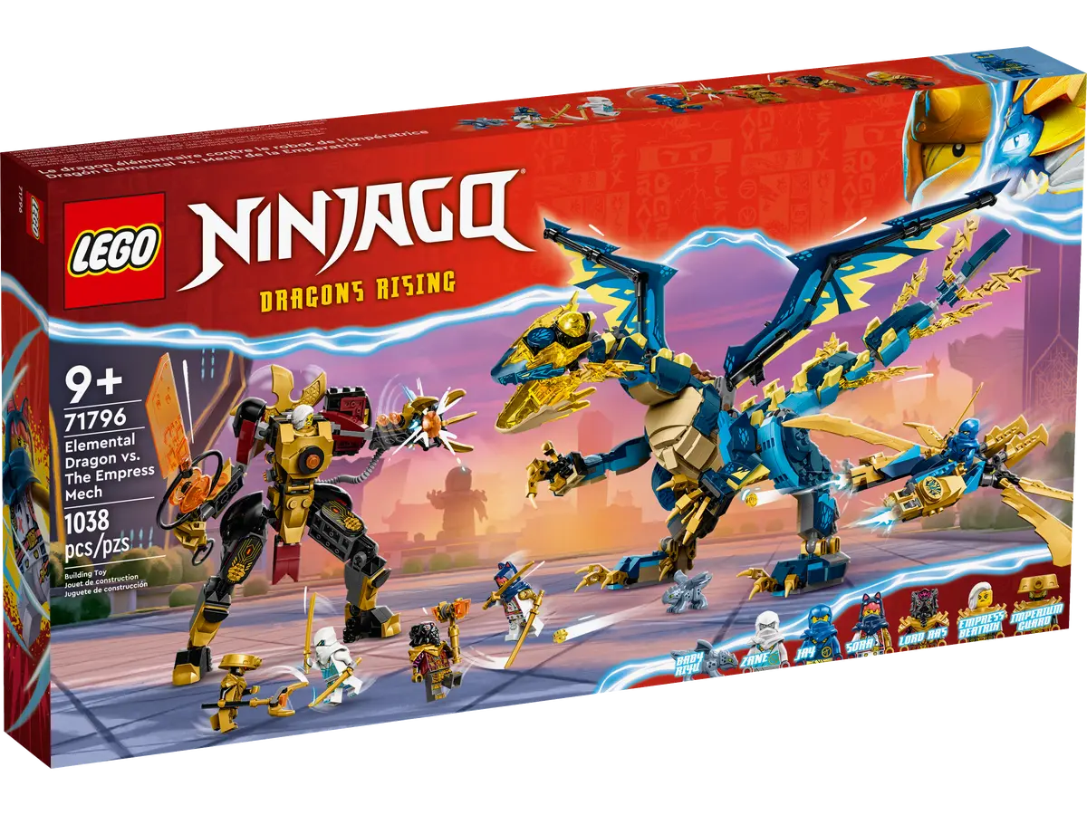 LEGO Ninjago Dragon Elemental vs Meca de la Emperatriz 71796