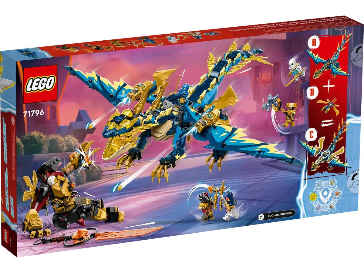 LEGO Ninjago Dragon Elemental vs Meca de la Emperatriz 71796