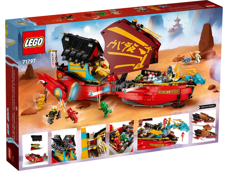 LEGO Ninjago Barco de Asalto Ninja: Carrera Contra el Tiempo 71797