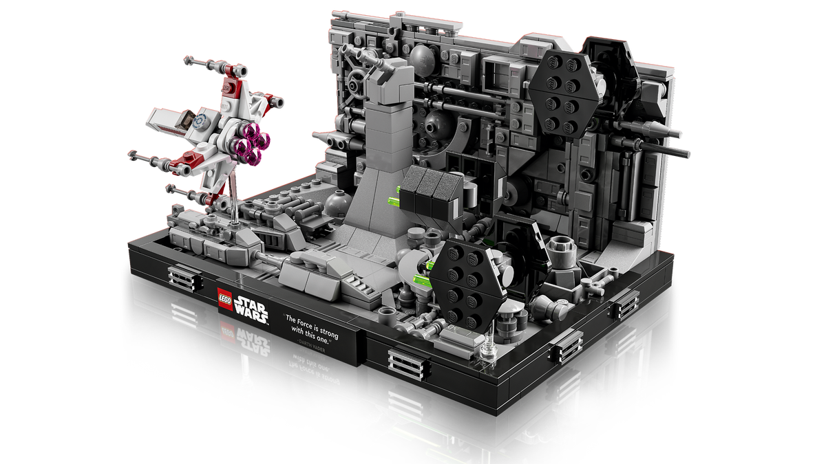 LEGO Star Wars Diorama: Ataque a la Estrella de la Muerte 75329