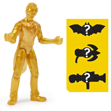 Batman: Batman - Joker Dorado Figura de Accion 10 cm