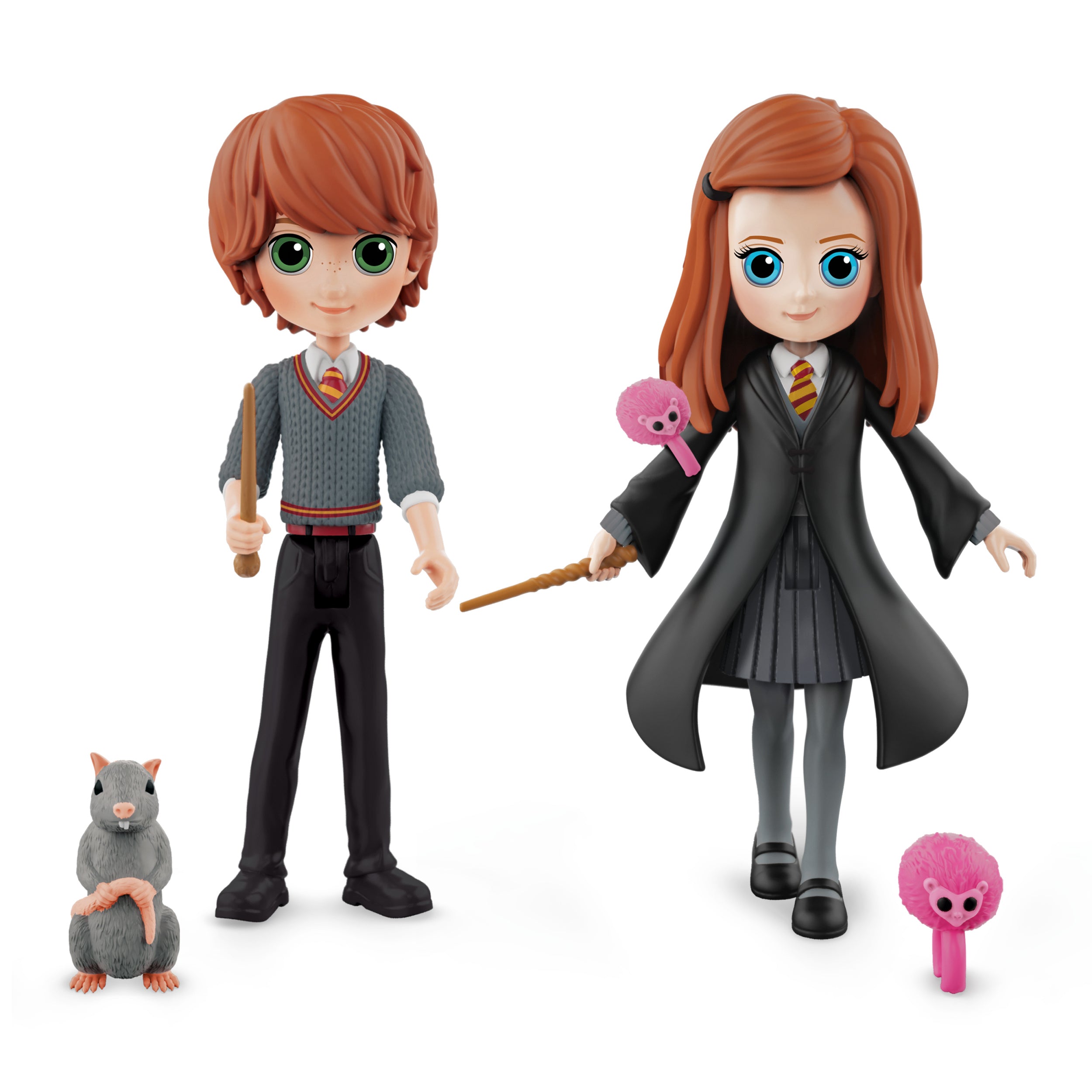Wizarding World: Harry Potter Mini Pack Figuras Magicas - Ron Y Ginny