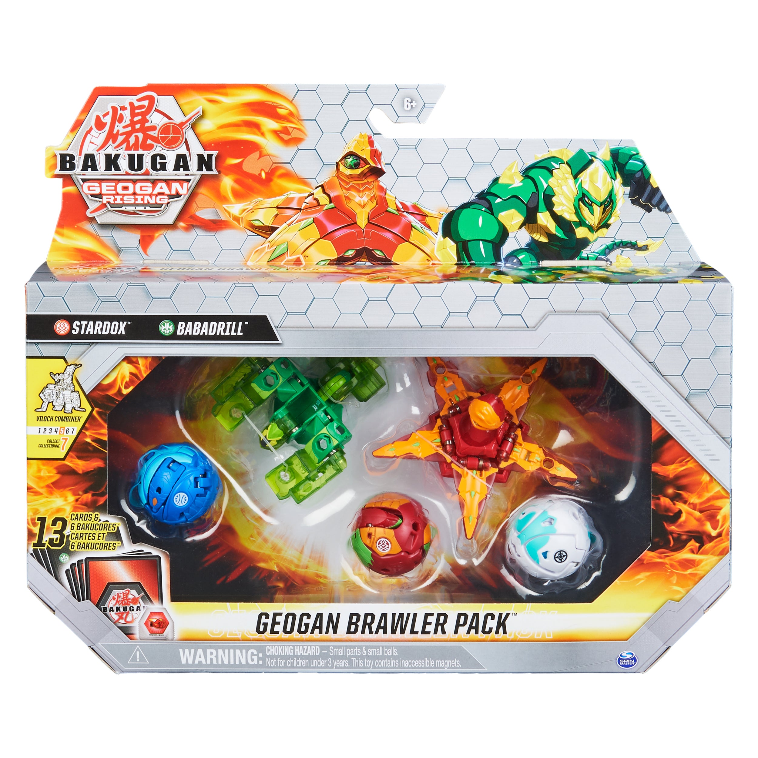 Bakugan: Bakugan Geogan Brawler - Pack Stardox Y Babadrill
