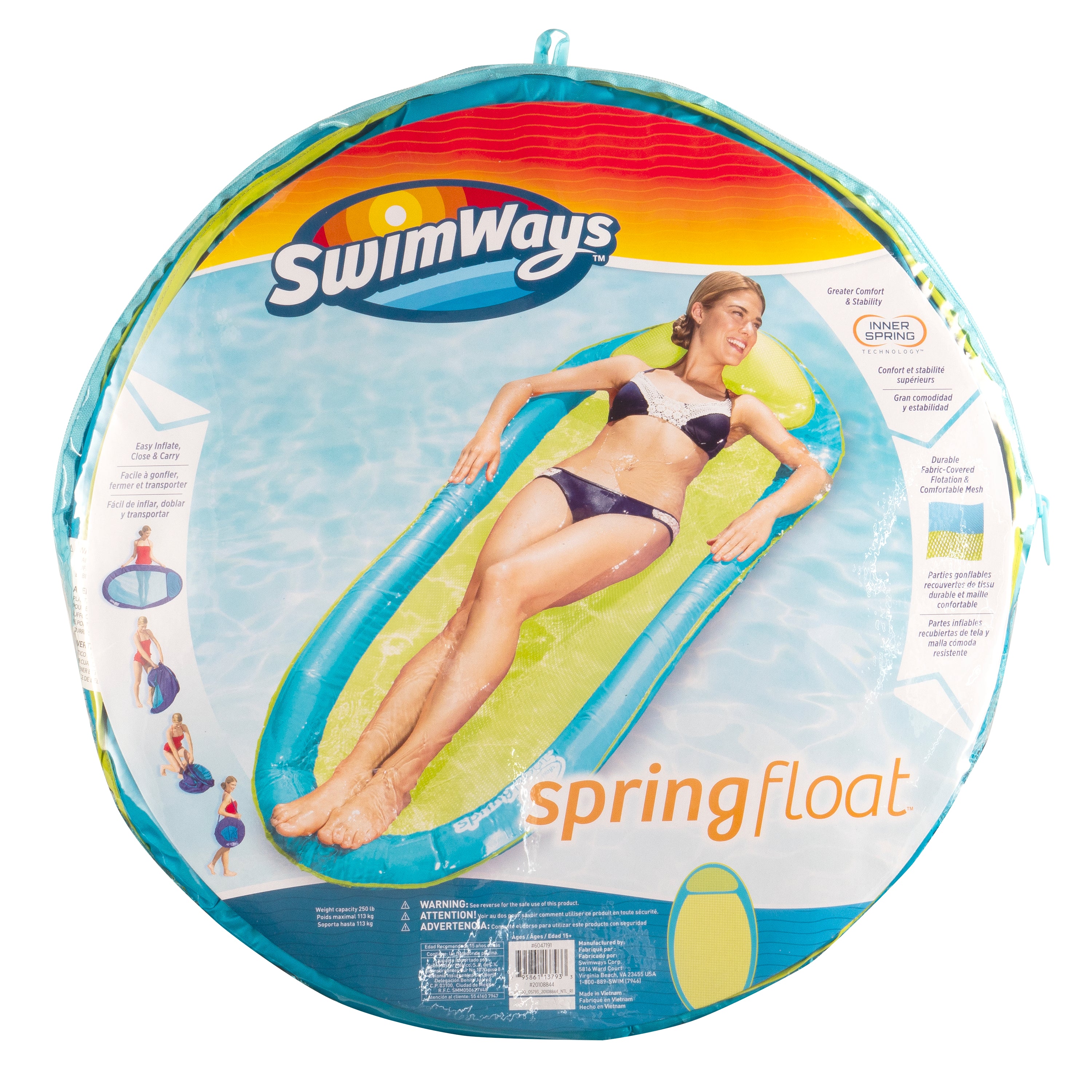 Swimways: Swimways Spring Float Silla - Verde
