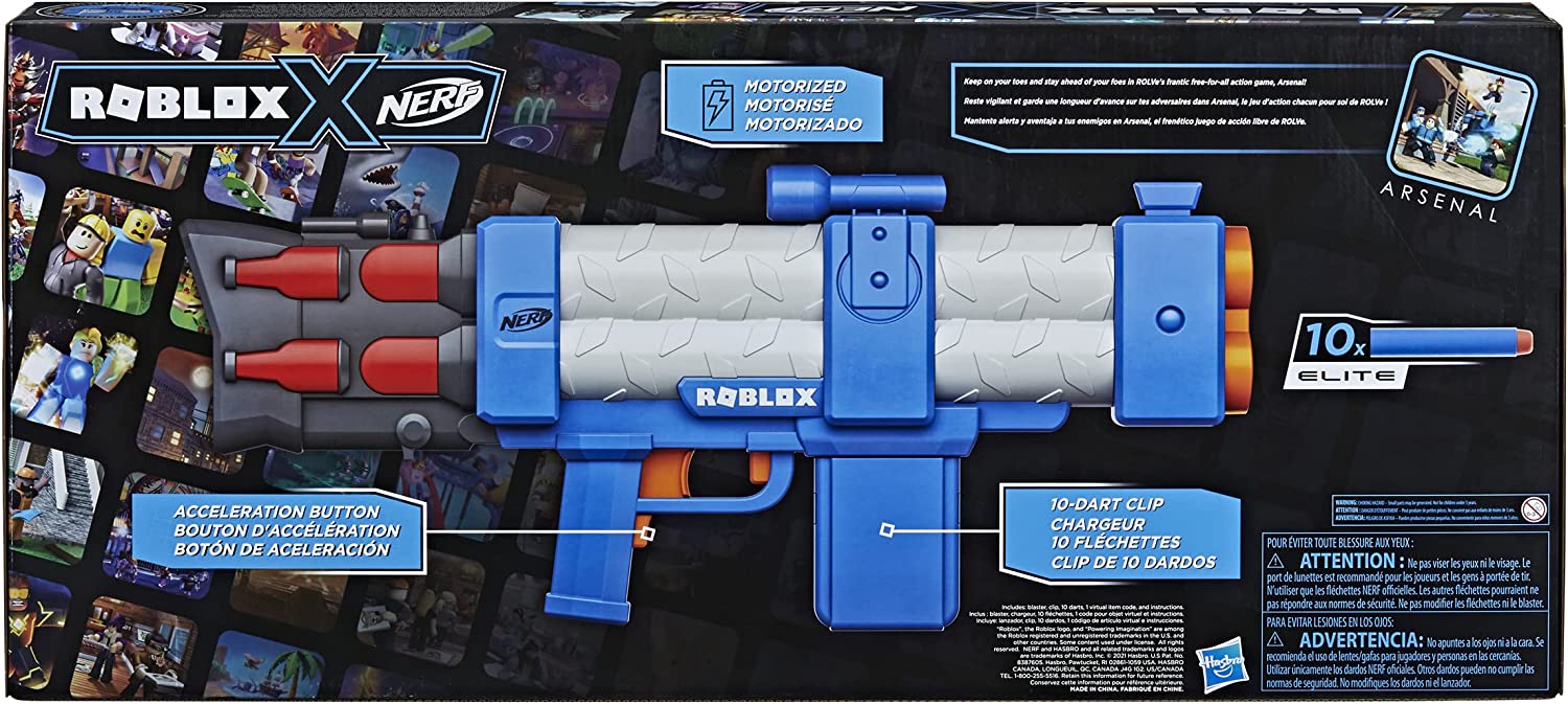 Nerf Roblox: Arsenal Pulse Laser Lanzador De Dardos