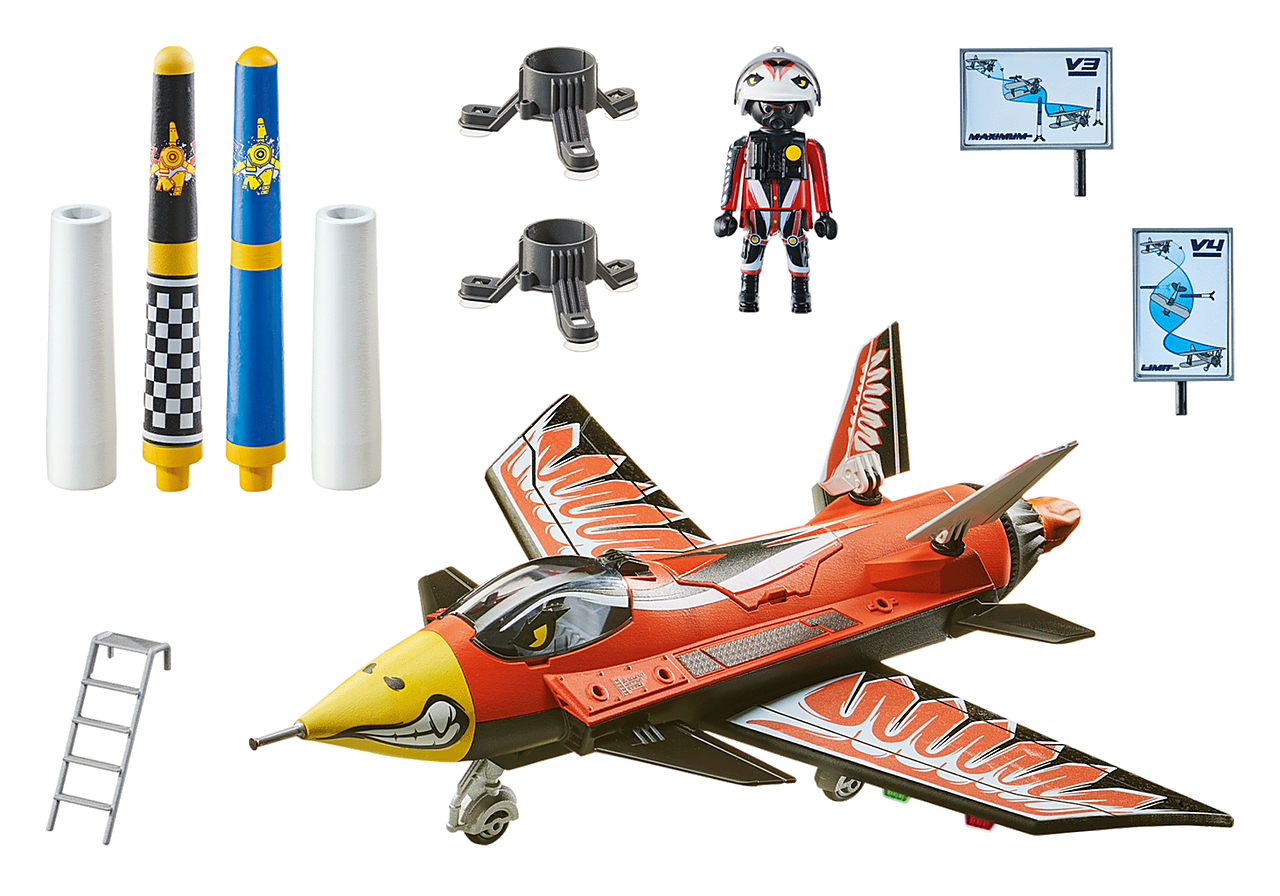 Playmobil Stunt Show: Espectaculo De Acrobacias Aereas Eagle Jet
 70832