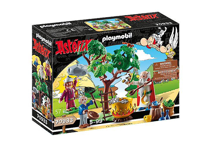 Playmobil Asterix: Getafix Con El Caldero De La Pocion Magica 70933