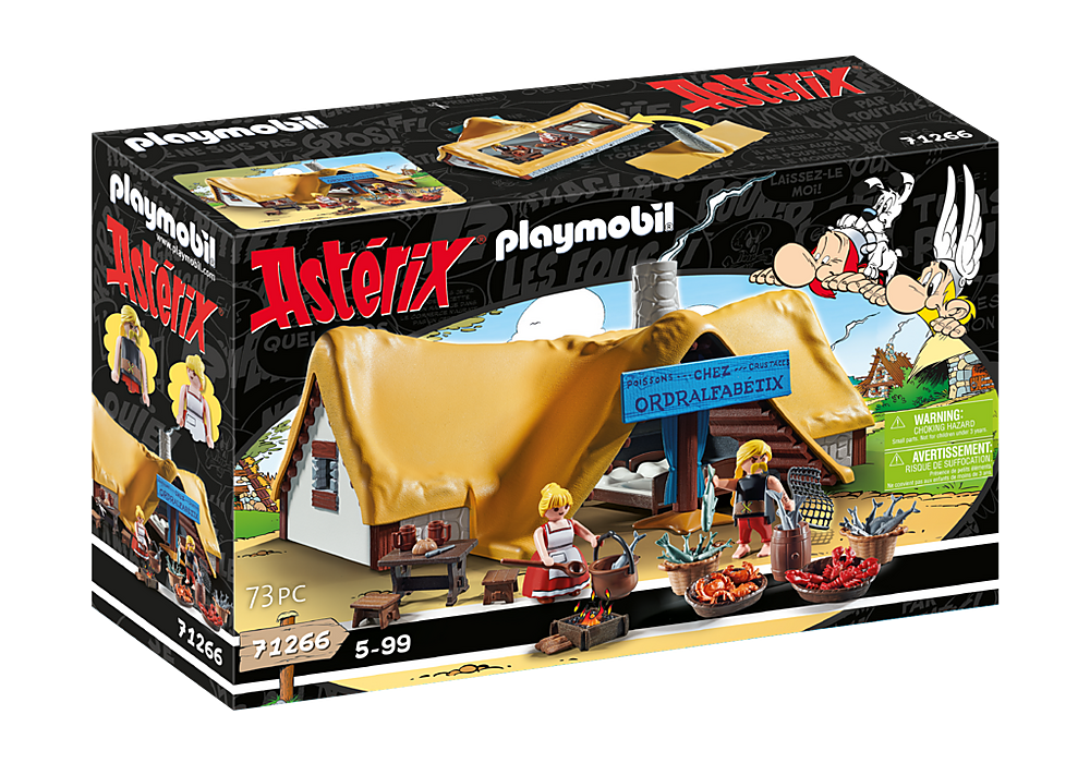 Playmobil Asterix: La Caba√±a De Ordenalfabetix 71266