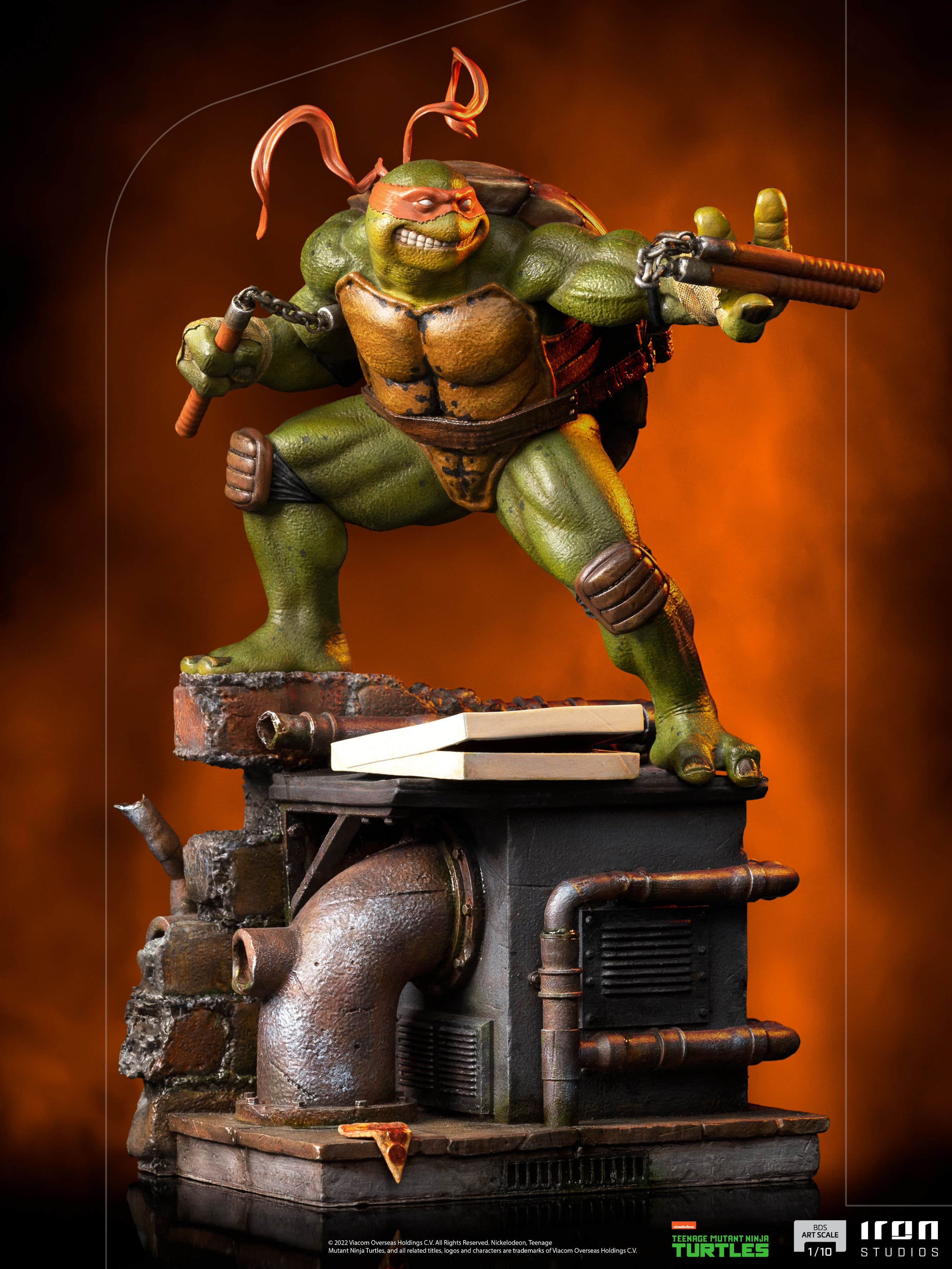 IRON Studios: Tortugas Ninja Adolescentes Mutantes - Michelangelo