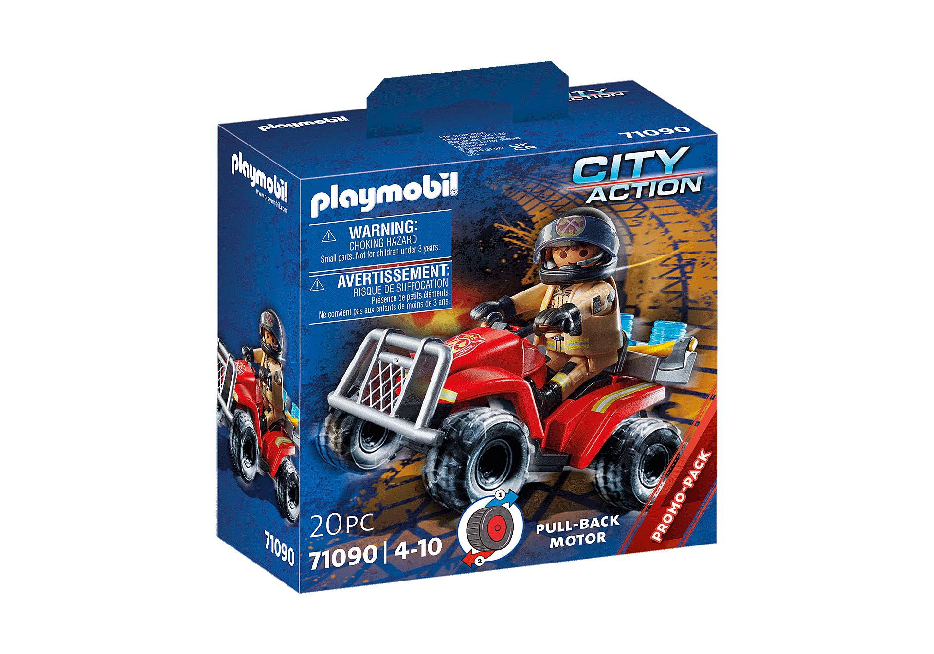 Playmobil City Action: Escuadron De Bomberos 71090