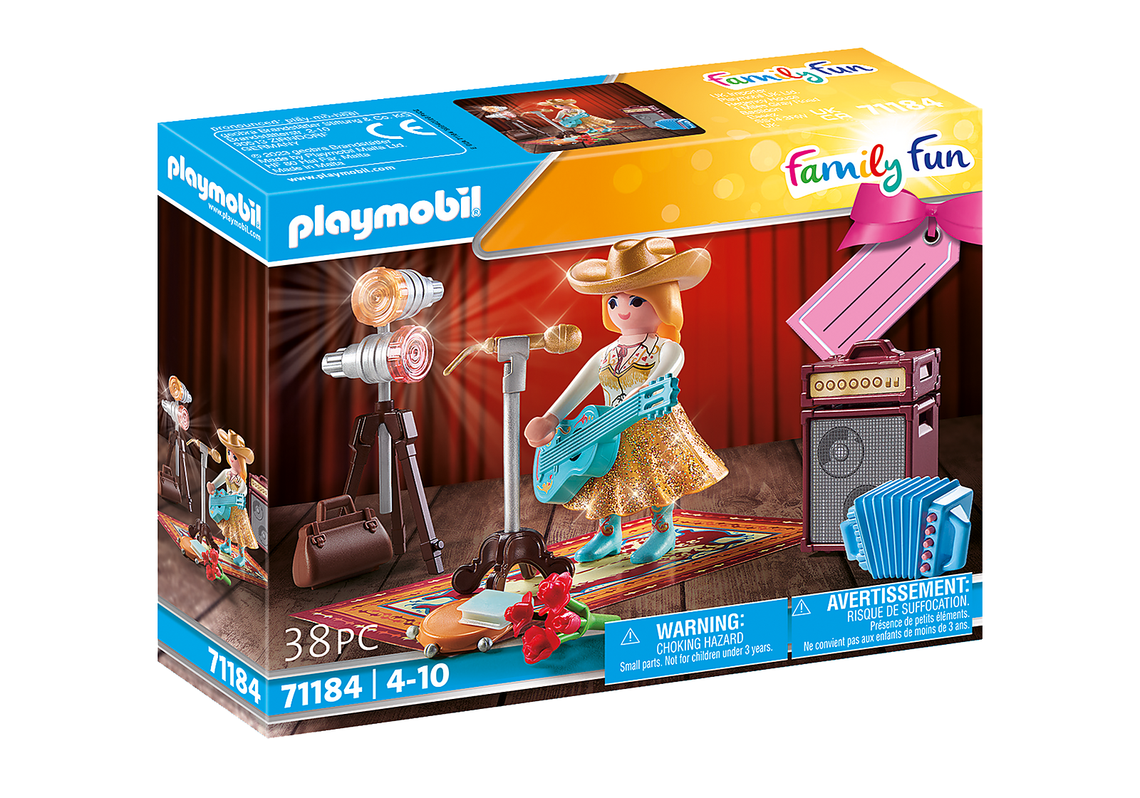 Playmobil Family fun: Cantante de Musica Country 71184