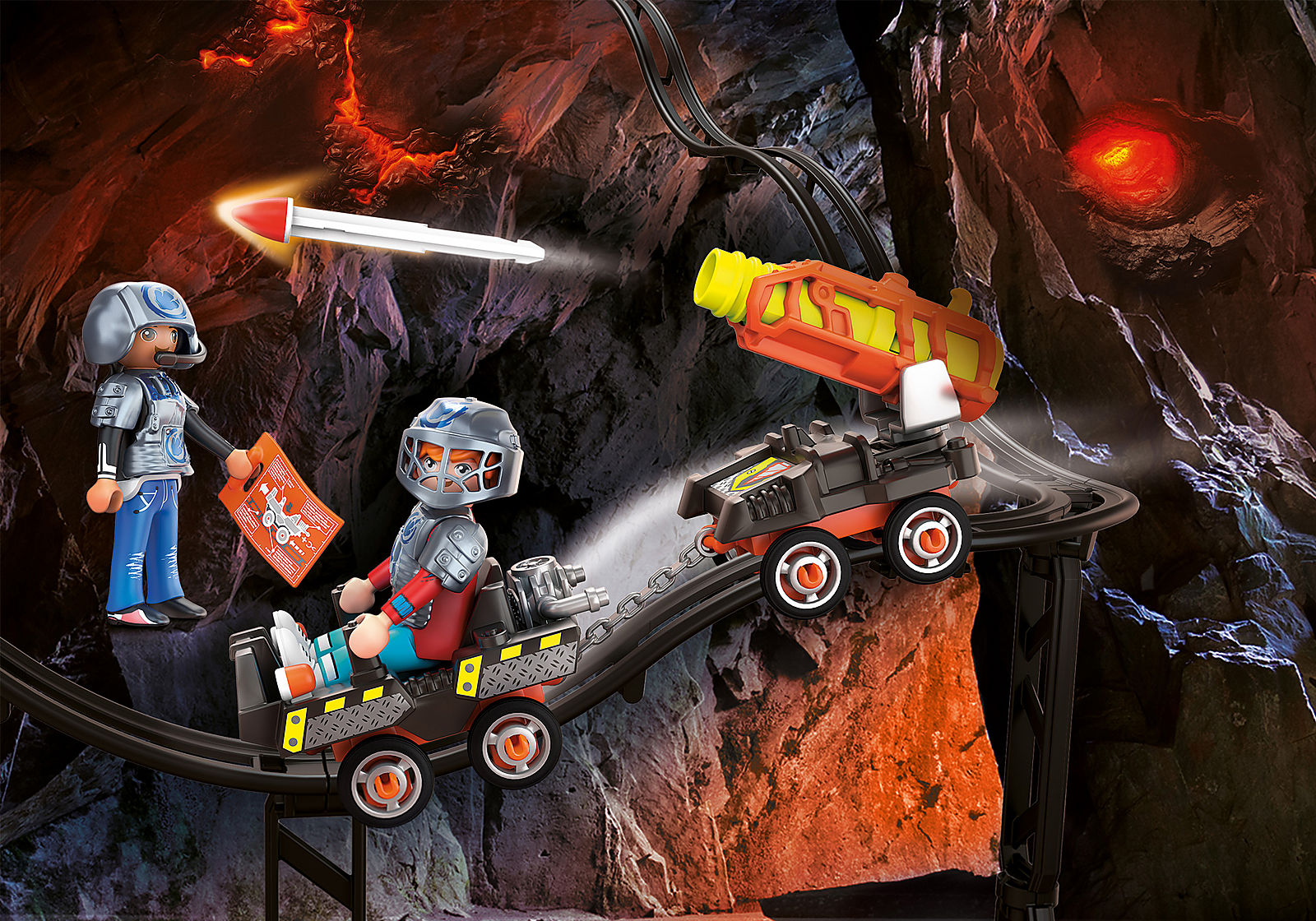 Playmobil Dino Rise: Mina Dino Carro De Cohetes 70929