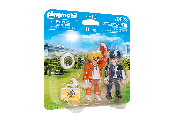Playmobil Duo Pack: Medico y Oficial De Policia 70823