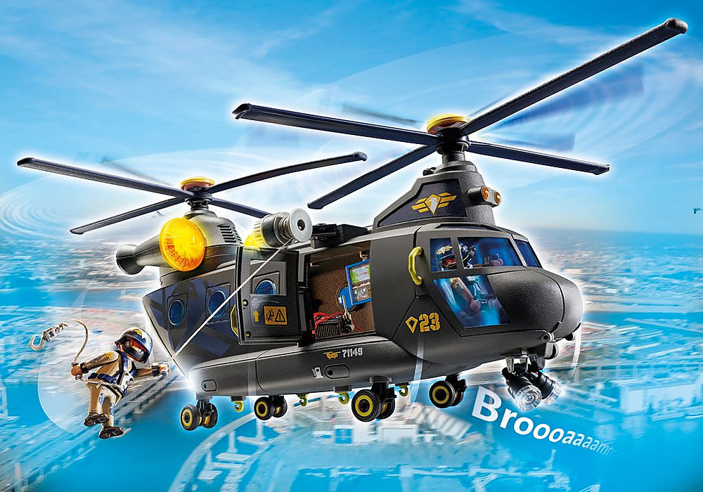Playmobil City Action: Fuerzas Especiales Helicoptero 71149