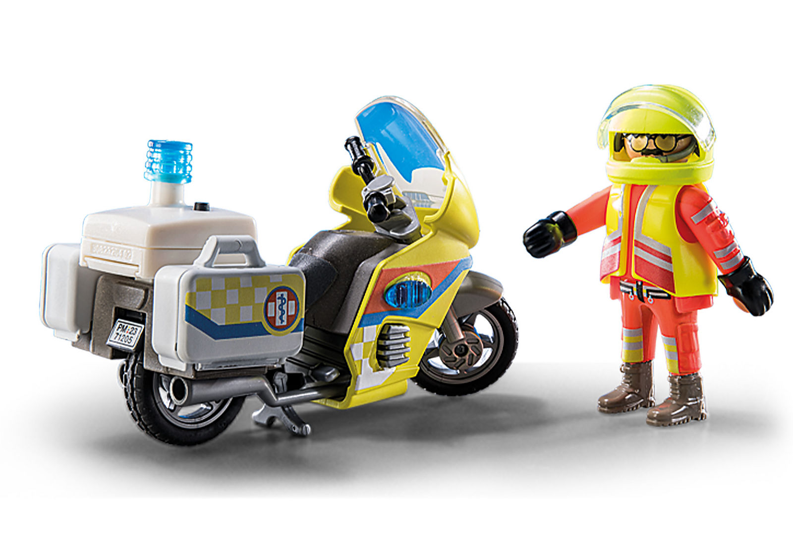 Playmobil City Life: Moto de Emergencias con luz intermiente 71205