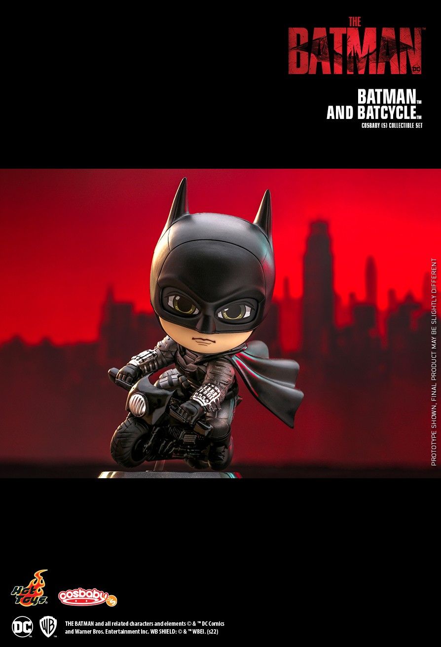 Hot Toys CosBaby DC: The Batman - Batman con Batimoto