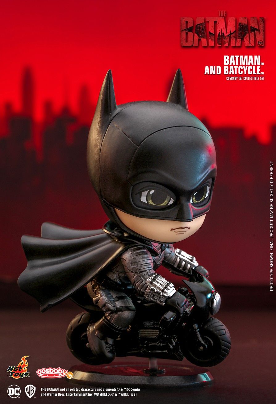 Hot Toys CosBaby DC: The Batman - Batman con Batimoto