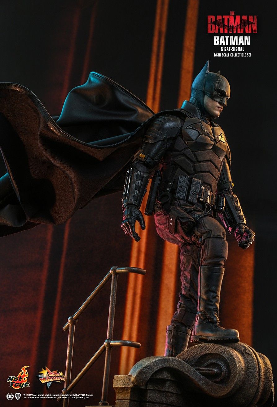 Hot Toys Movie Masterpiece Series: The Batman - Batman y Batiseñal Escala 1/6
