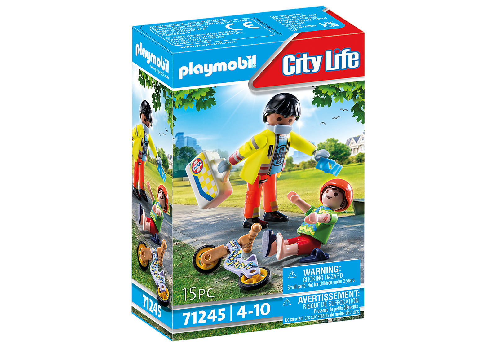 Playmobil City Life: Paramedico Con Paciente 71245