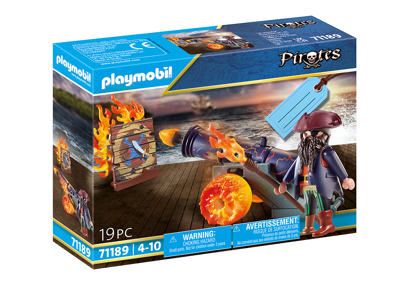 Playmobil Pirates: Pirata con Cañon 71189