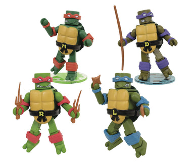 Diamond Select Toys Minimates: TMNT - Tortujas Ninja Set Completo
