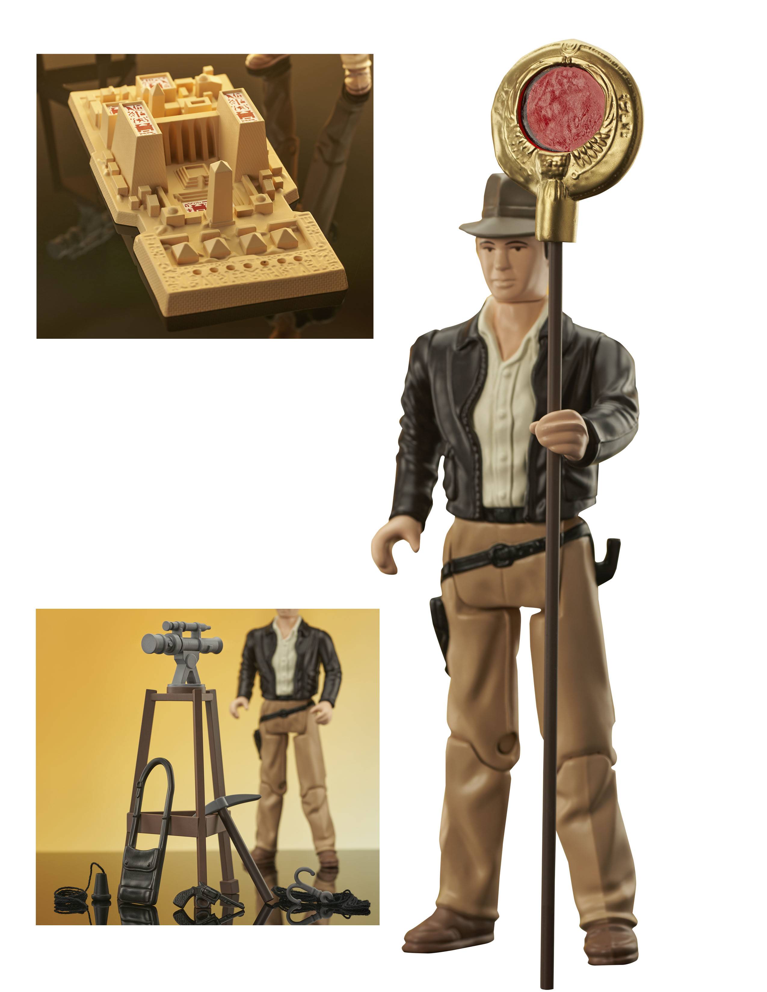 Diamond Select Toys Jumbo Figure: Indiana Jones - Play Set 12 Pulgadas Excluasivo SDCC 2023