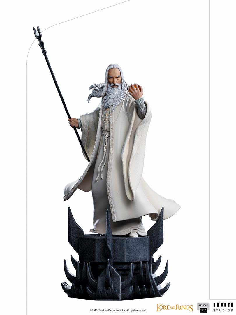 IRON Studios: Señor de los Anillos - Saruman BDS Escala de Arte 1/10