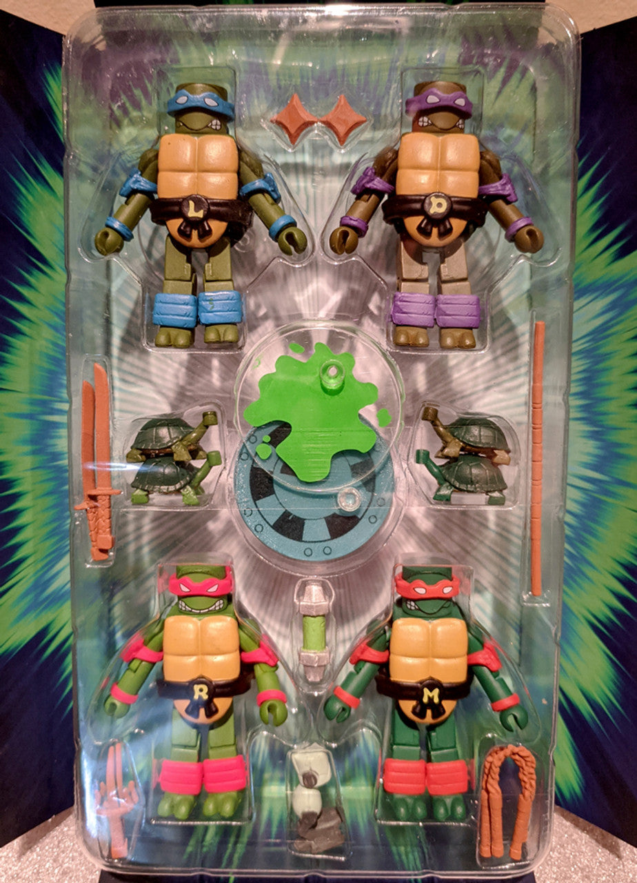 Diamond Select Toys Minimates: TMNT - Tortugas Ninja Set Completo