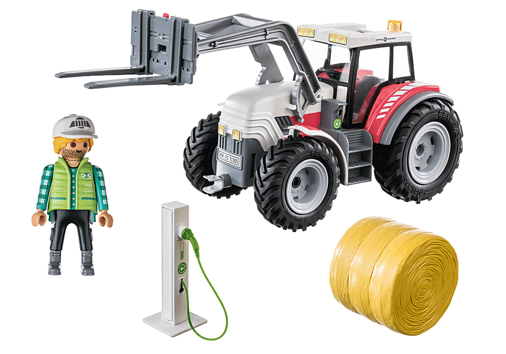 Playmobil Country: Tractor Grande Con Accesorios 71305