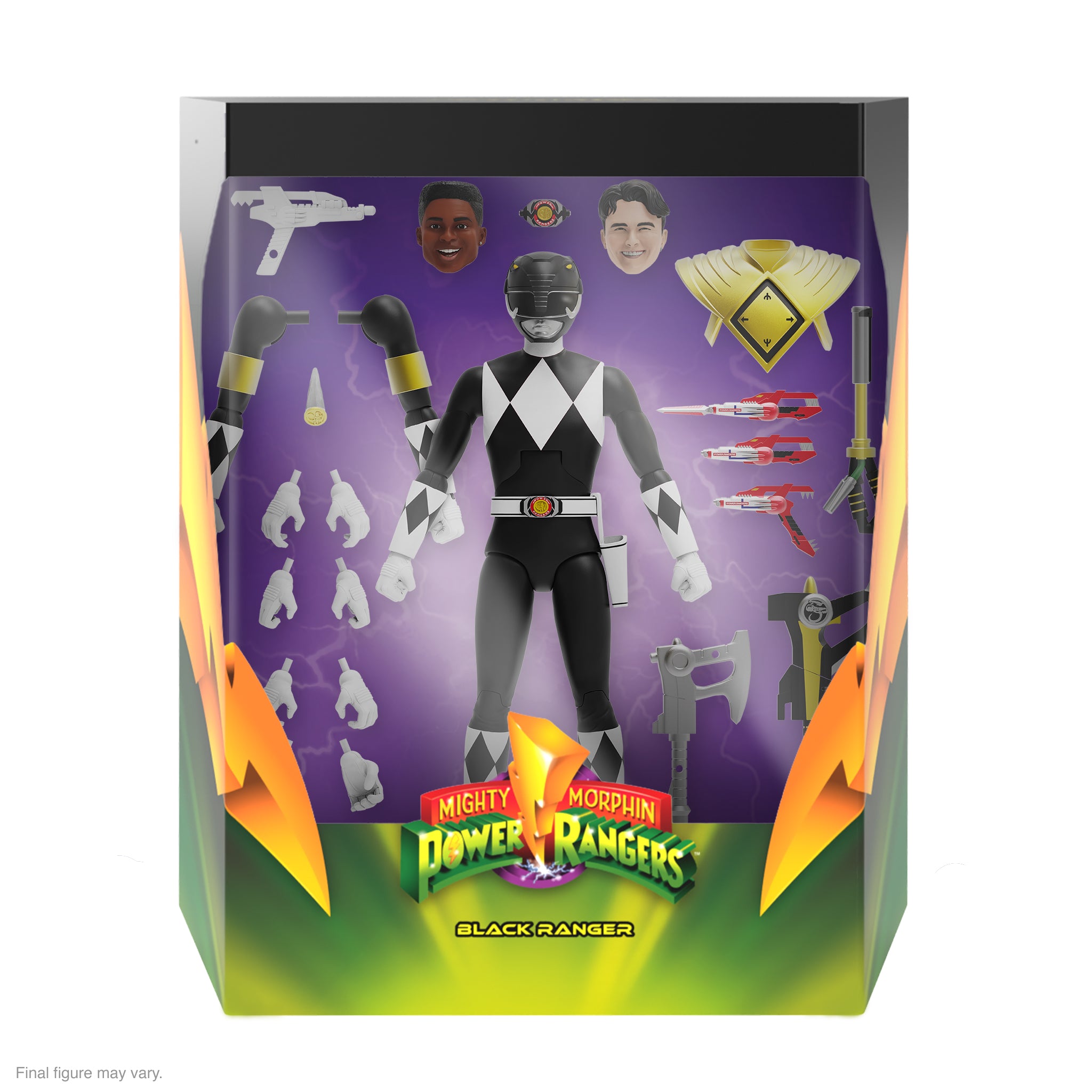 Super7 Ultimates: Mighty Morphin Power Rangers - Black Ranger