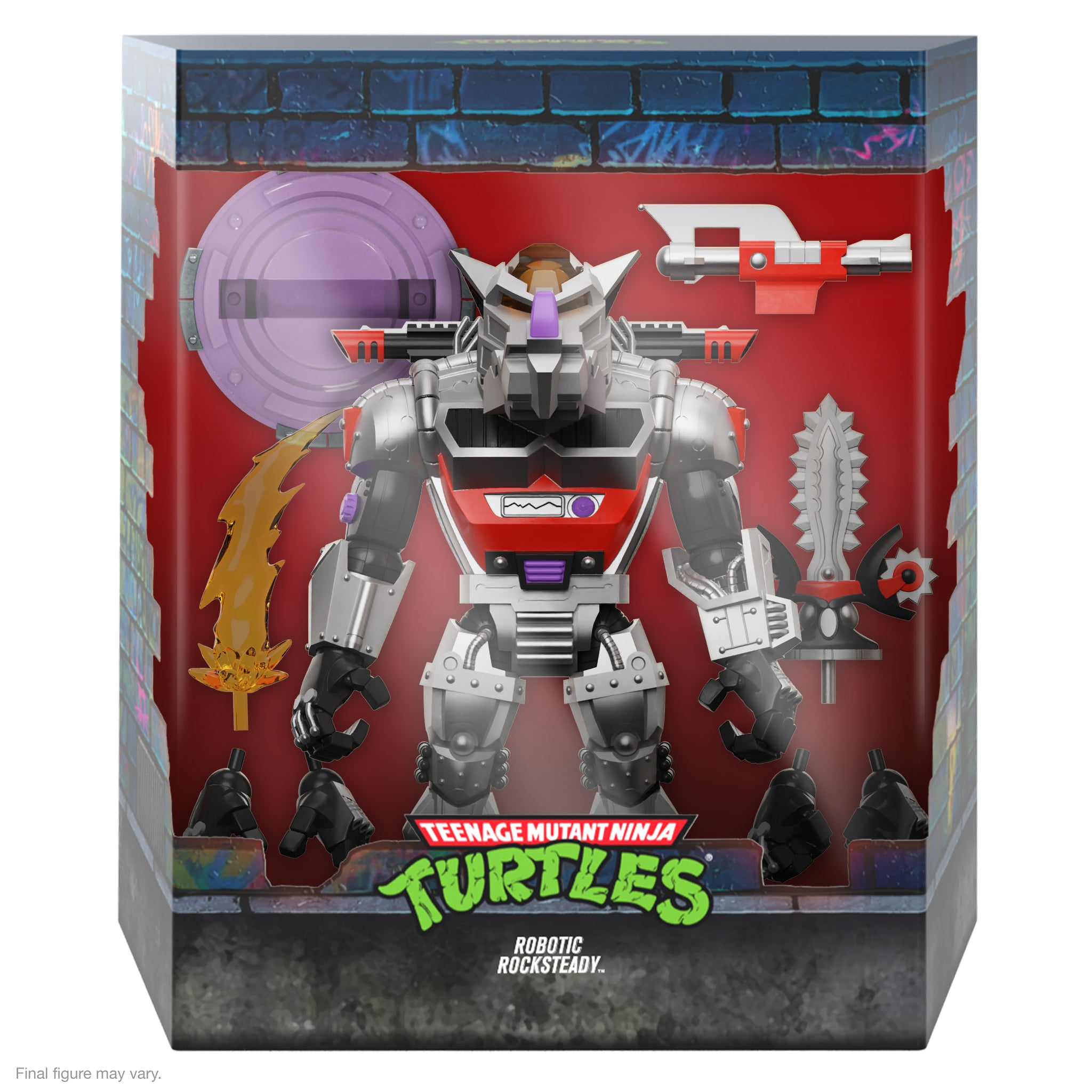 Super7 Ultimates: TMNT Tortugas Ninja - Robot Rocksteady