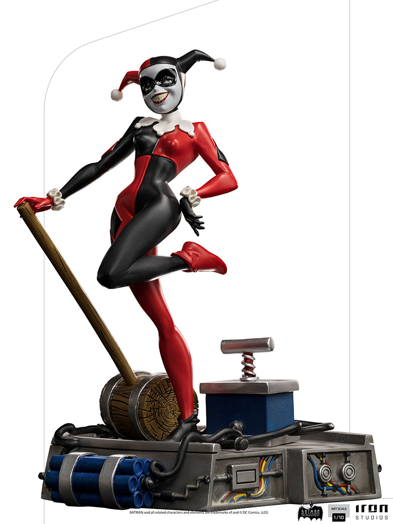 IRON Studios: Batman La Serie Animada - Harley Quinn Escala de Arte 1/10