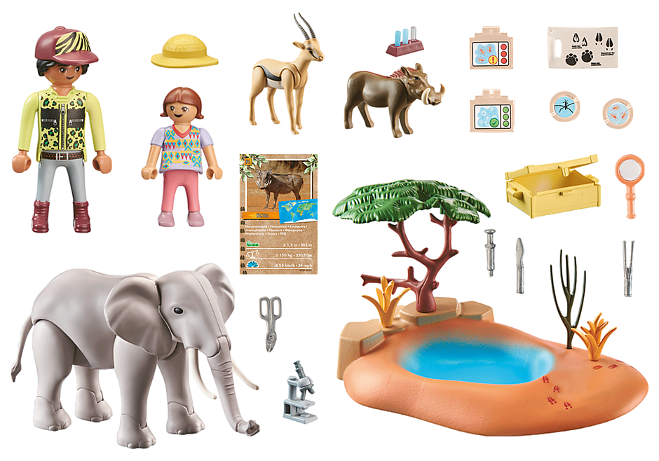 Playmobil Wiltopia: Elefante en la charca 71294