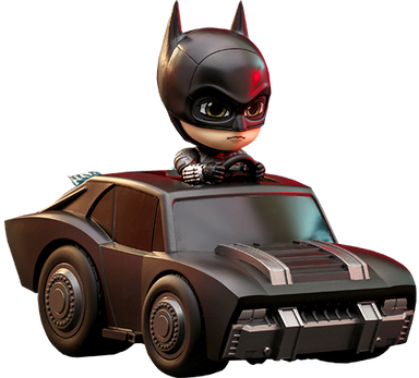Hot Toys CosBaby DC: The Batman - Batman con Batimovil