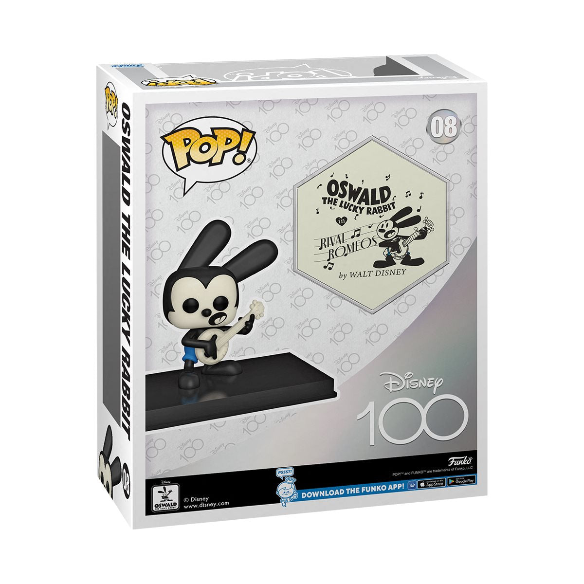 Funko Pop Art Cover: Disney 100 - Oswald El Conejo De La Suerte