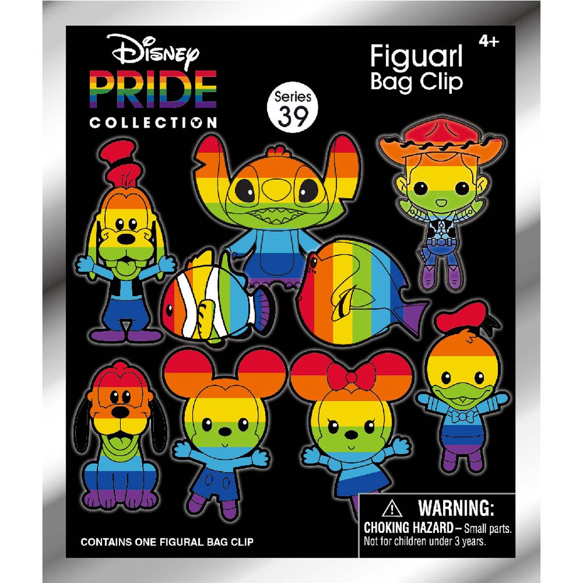 Monogram Llavero 3D para Mochila: Disney Rainbow Pride - Figura Sorpresa Series 39