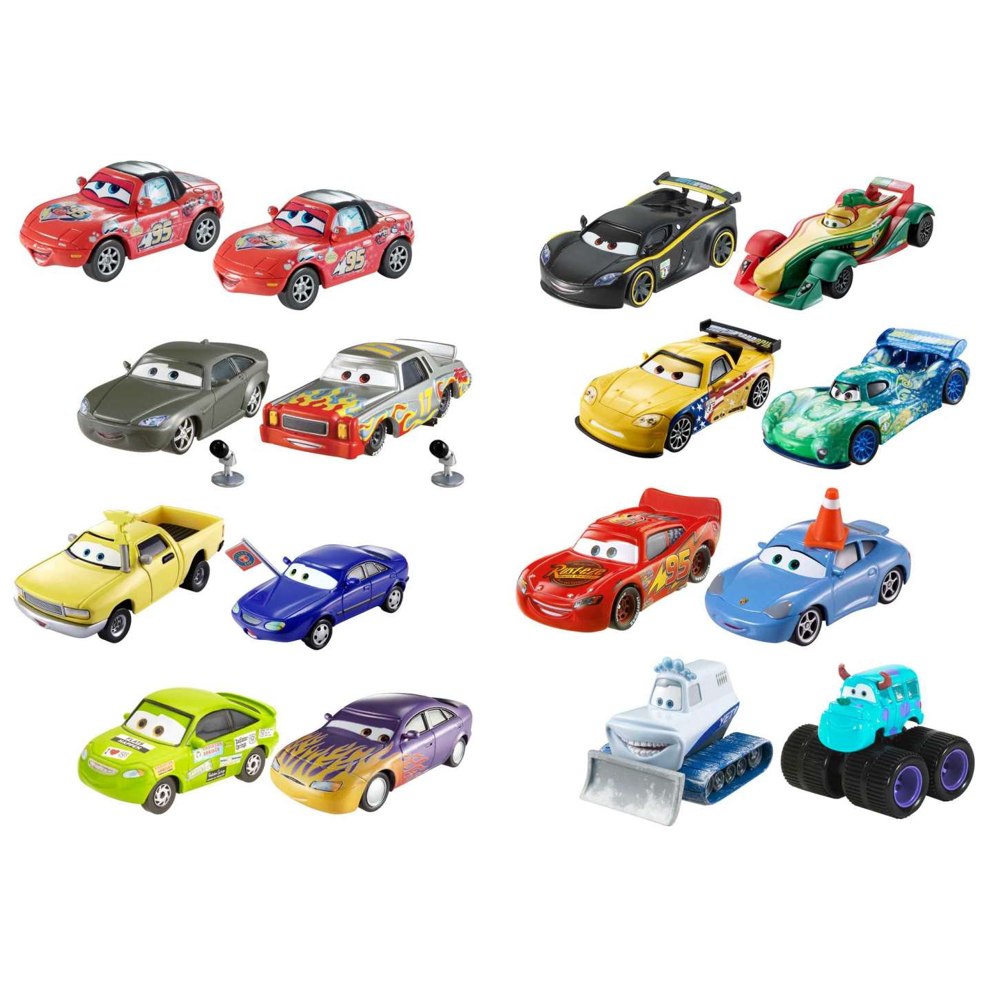 Disney Cars: Cars De Disney Y Pixar Paquete De 2 Personajes Aleatorio