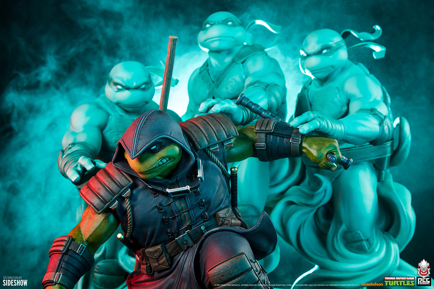 PCS TMNT: Tortugas Ninja El Ultimo Ronin - Mike Edicion Deluxe Escala 1/4