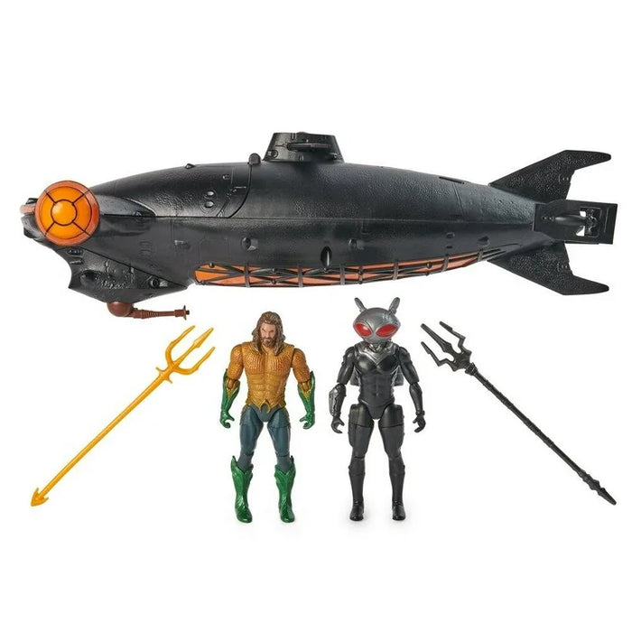 Aquaman: Dc El Reino Perdido - Aquaman Vs Black Manta Con Submarino
