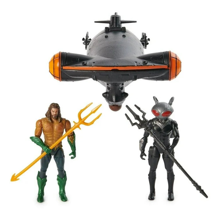 Aquaman: Dc El Reino Perdido - Aquaman Vs Black Manta Con Submarino