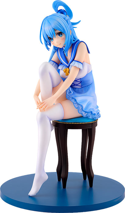 Kadokawa Scale Figure: Kono Suba - Aqua Light Novel Negligee Escala 1/7