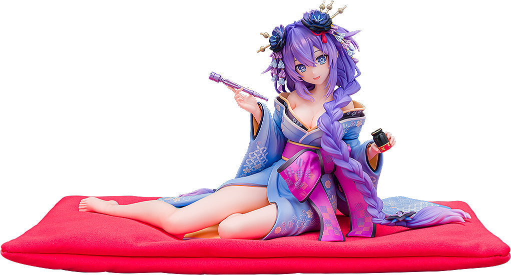 Kadokawa Scale Figure: Neptunia X Senran Kagura Ninja Wars - Purple Heart Kimono Escala 1/7
