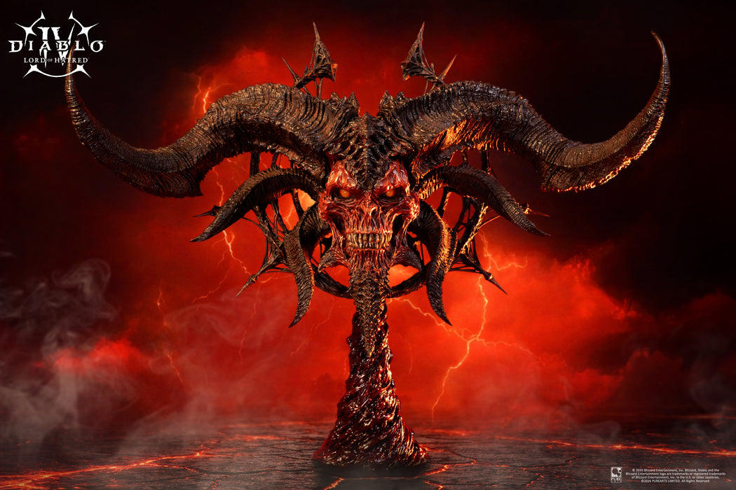 PureArts: Diablo IV Lord of Hatred - Mascara de Mephisto Replica Escala 1/2