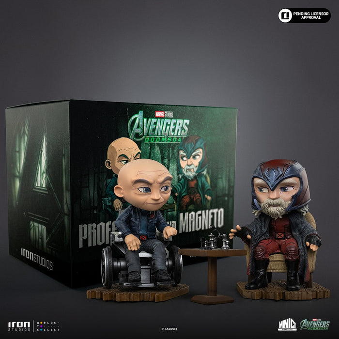 Iron Studios MiniCo: Avengers Doomsday - Xavier y Magneto 2 Pack