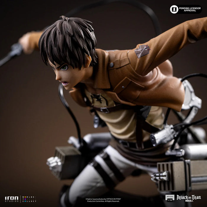 Iron Studios: Attack On Titan - Eren Yeager Escala de Arte 1/10