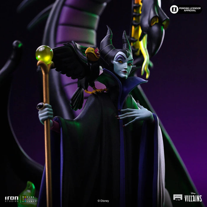 Iron Studios: Disney Villanos - Malefica Escala de Arte 1/10