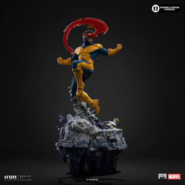 Iron Studios: Marvel X Men - Cyclops Guantelete del Infinito Diorama BDS Escala de Arte 1/10